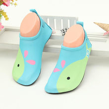 Load image into Gallery viewer, Pantufa Infantil Unicorn Kids Slippers Quick Drying Swim Kids Water Shoes Footwear Barefoot Aqua Socks For Beach Pool Cartoon