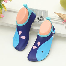 Load image into Gallery viewer, Pantufa Infantil Unicorn Kids Slippers Quick Drying Swim Kids Water Shoes Footwear Barefoot Aqua Socks For Beach Pool Cartoon