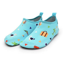 Load image into Gallery viewer, Pantufa Infantil Unicorn Kids Slippers Quick Drying Swim Kids Water Shoes Footwear Barefoot Aqua Socks For Beach Pool Cartoon