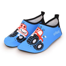 Load image into Gallery viewer, Pantufa Infantil Unicorn Kids Slippers Quick Drying Swim Kids Water Shoes Footwear Barefoot Aqua Socks For Beach Pool Cartoon