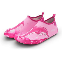 Load image into Gallery viewer, Pantufa Infantil Unicorn Kids Slippers Quick Drying Swim Kids Water Shoes Footwear Barefoot Aqua Socks For Beach Pool Cartoon