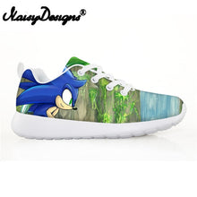 Load image into Gallery viewer, 2019 Fashion Children's Shoes Sneakers for Children Boys Girl Pretty Sonic the Hedgehog Kids Casual Flats Breath Lace-up Shoes