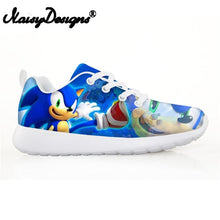Load image into Gallery viewer, 2019 Fashion Children's Shoes Sneakers for Children Boys Girl Pretty Sonic the Hedgehog Kids Casual Flats Breath Lace-up Shoes