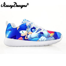 Load image into Gallery viewer, 2019 Fashion Children's Shoes Sneakers for Children Boys Girl Pretty Sonic the Hedgehog Kids Casual Flats Breath Lace-up Shoes