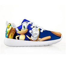 Load image into Gallery viewer, 2019 Fashion Children's Shoes Sneakers for Children Boys Girl Pretty Sonic the Hedgehog Kids Casual Flats Breath Lace-up Shoes