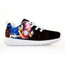 Load image into Gallery viewer, 2019 Fashion Children's Shoes Sneakers for Children Boys Girl Pretty Sonic the Hedgehog Kids Casual Flats Breath Lace-up Shoes