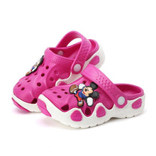 Load image into Gallery viewer, 2018 Fashion New Summer Children Cartoon Characters Cave Shoes Boys And Girls Slippers sandals two wear Antiskid Slippers Beach