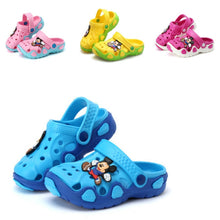 Load image into Gallery viewer, 2018 Fashion New Summer Children Cartoon Characters Cave Shoes Boys And Girls Slippers sandals two wear Antiskid Slippers Beach